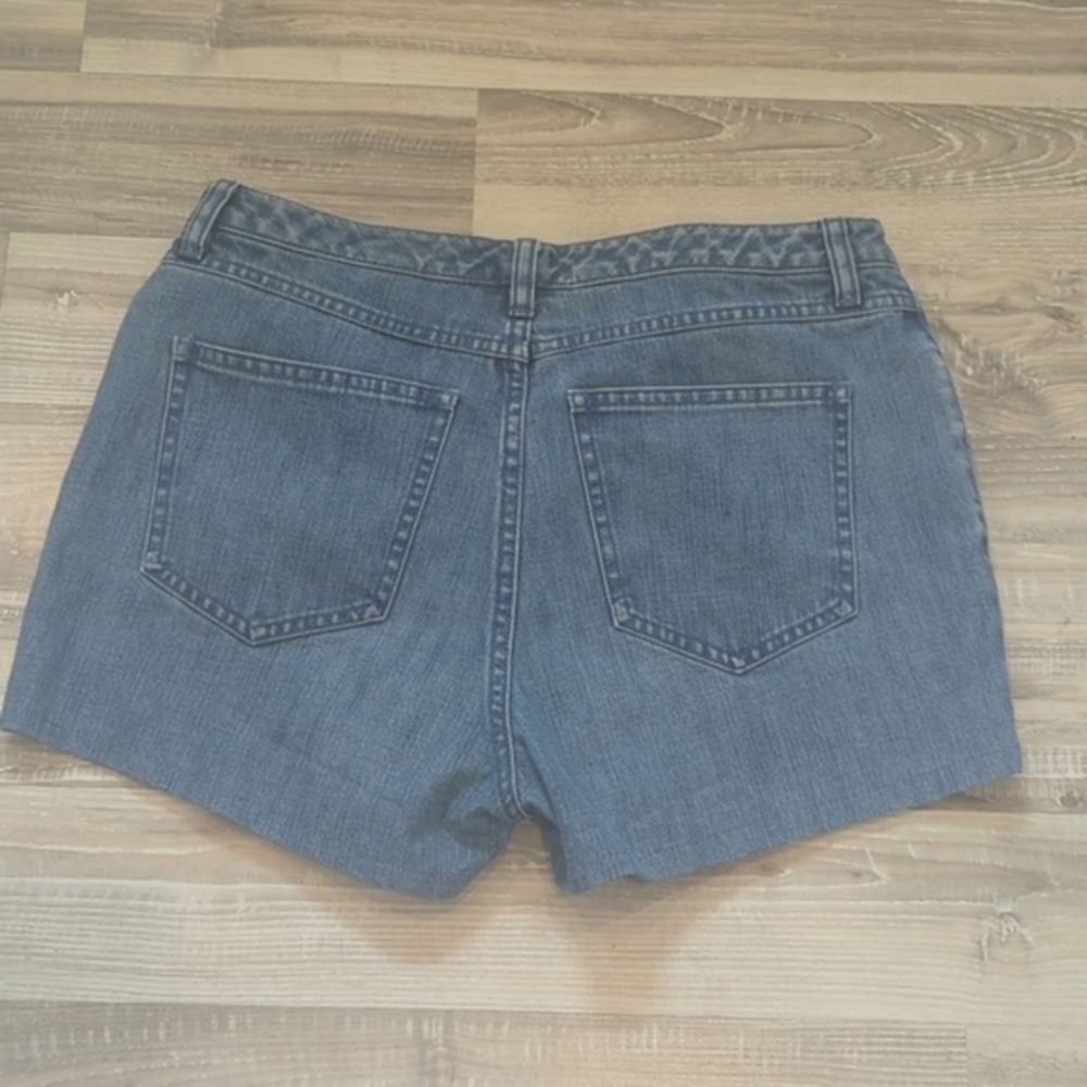 Talbots Blue Jean Shorts‎ Women's Size 4 100% Cotton Great Condition - Picture 5 of 7